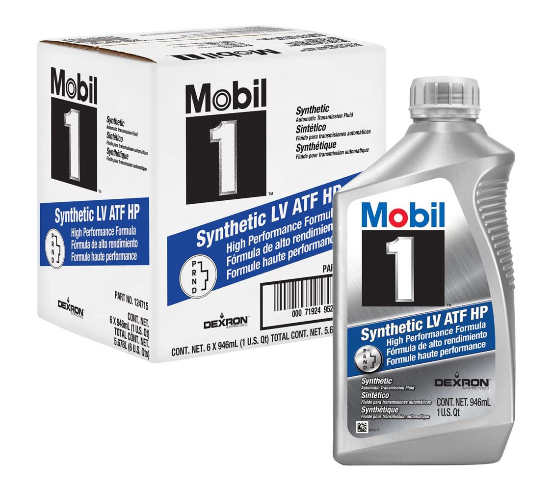 Case of 6 Mobil 124715 Transmission Fluid