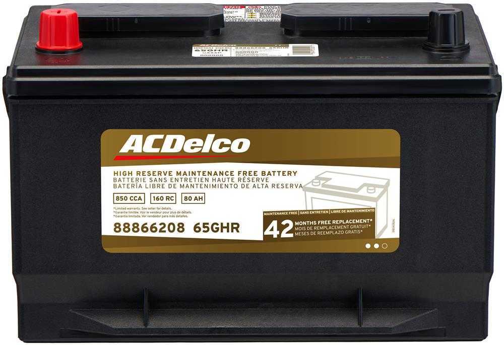 Brand New A-C Delco 65GHR Gold Battery - 850CCA- 1999 - 2019 Explorer - Taurus