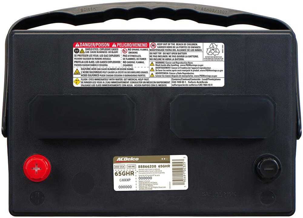 Brand New A-C Delco 65GHR Gold Battery - 850CCA- 1999 - 2019 Explorer - Taurus