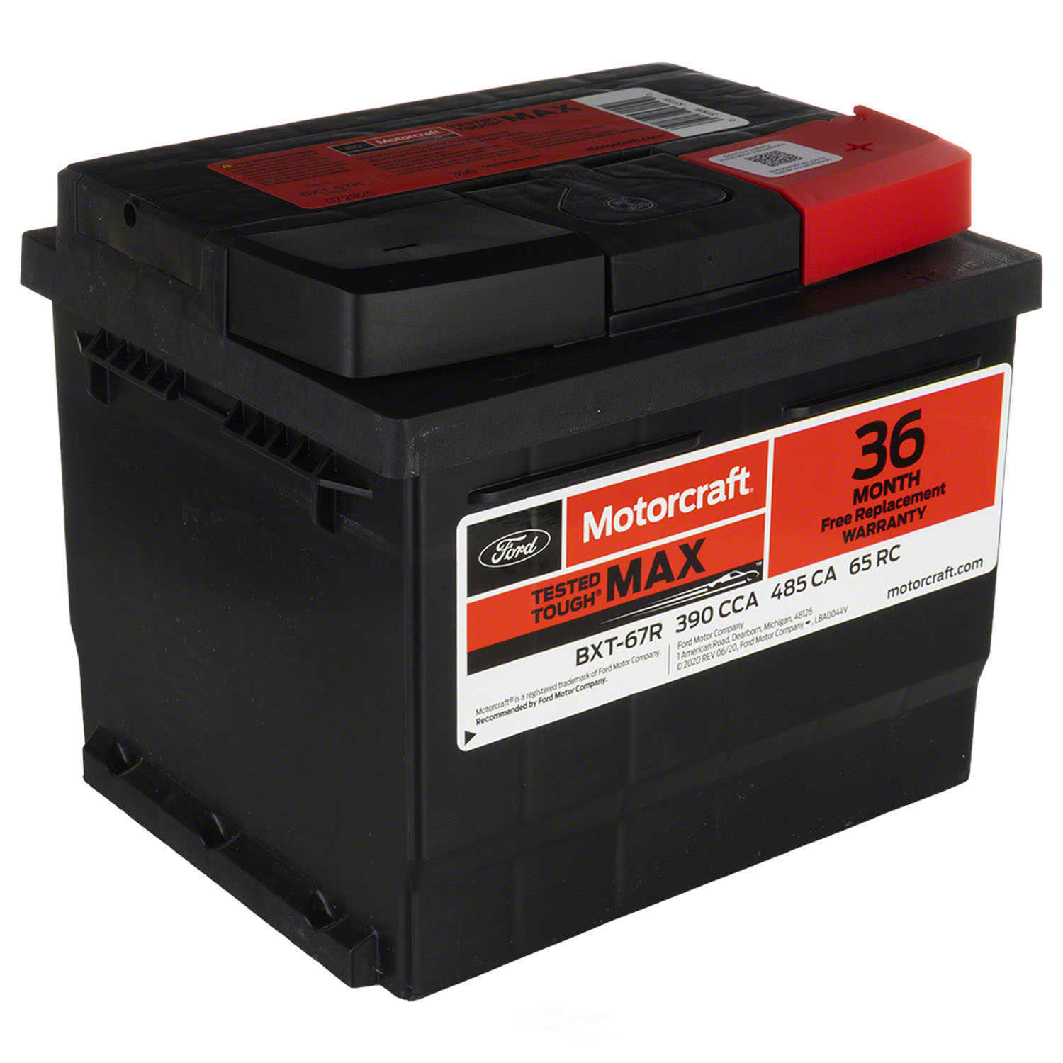 Brand New Vehicle Battery-Tested Tough Max Battery Motorcraft BXT-67R - 36 Month