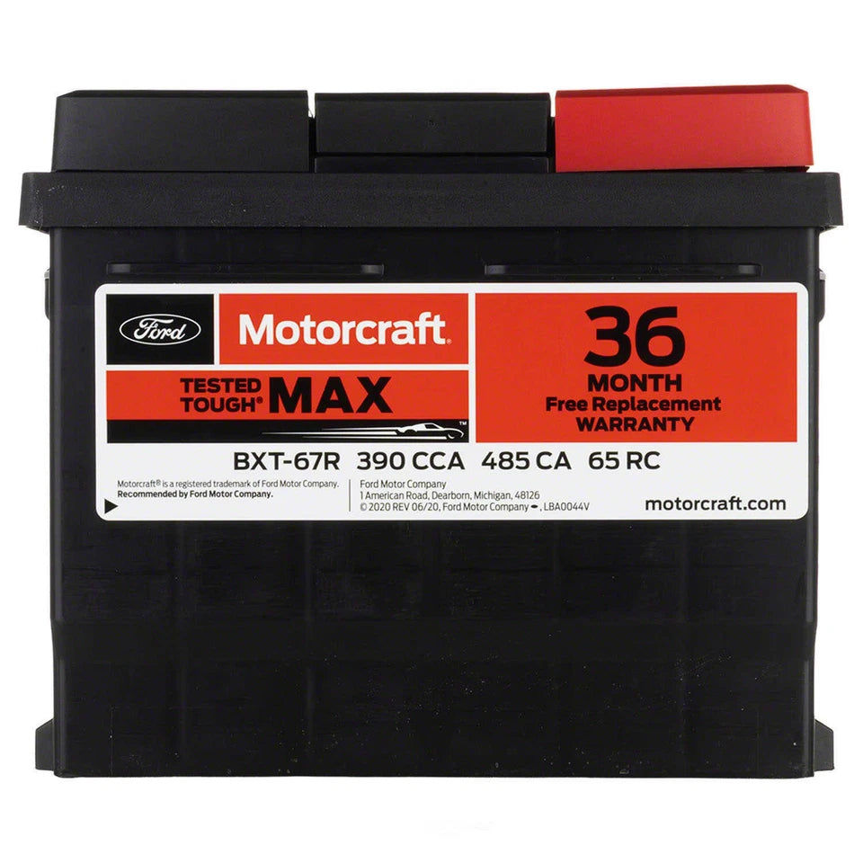 Brand New Vehicle Battery-Tested Tough Max Battery Motorcraft BXT-67R - 36 Month