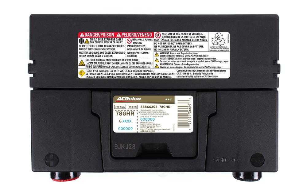 Brand New A-C Delco 78GHR Gold Battery - 790CCA - 99-2007 Silverado - 03-2009 Topkick