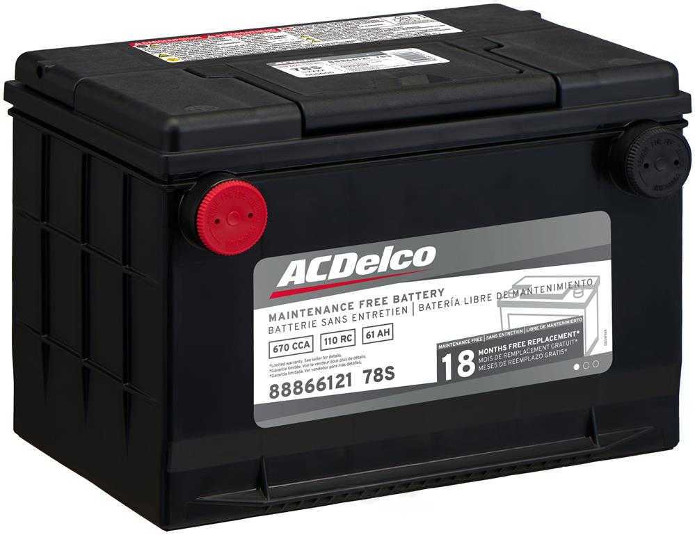 Brand New A-C Delco 78S Battery - 670CCA-110RC - 99-2007 Siverado - 03-09 Topkick