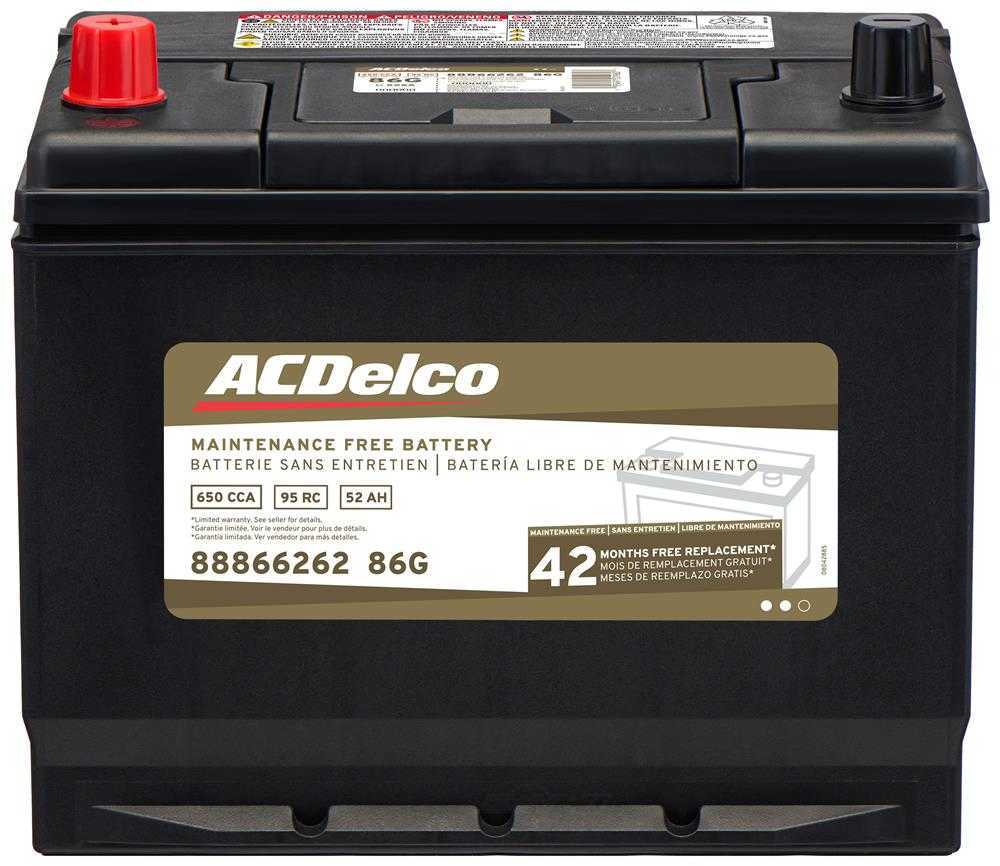 Brand New A-C Delco 86G Battery - 650CCA-95RC - Fits 2009-2020 Journey