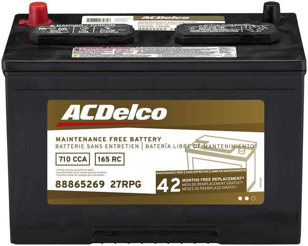 Brand New A-C Delco 27RPG Battery - 710CCA- 05-2015 Armanda/Titan - 04-2010 QX56