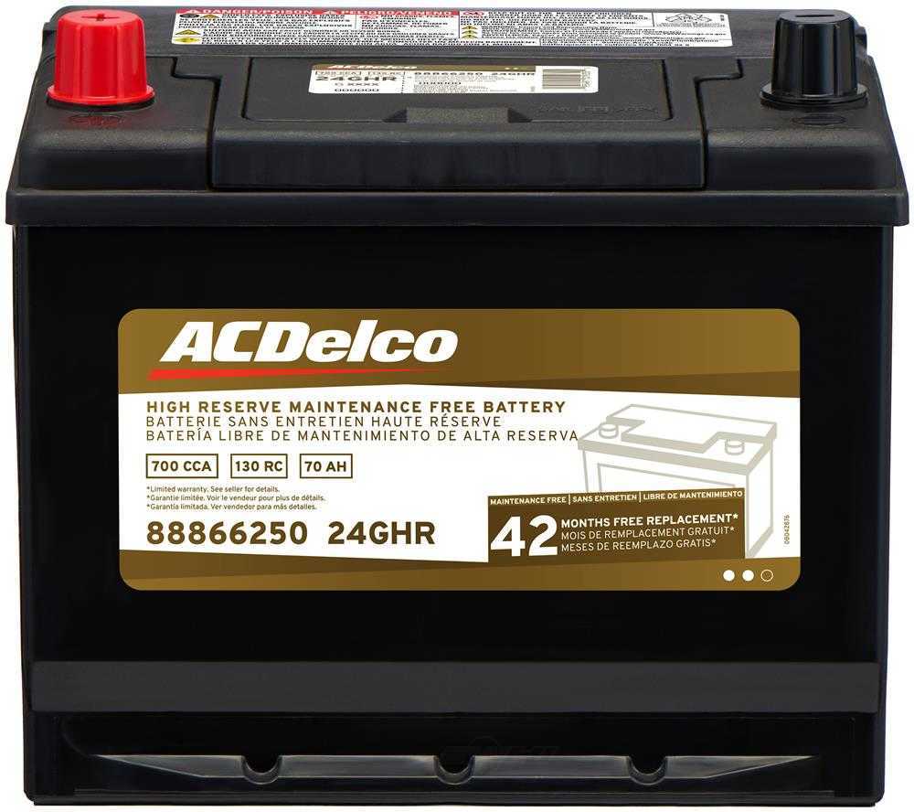 Brand New A-C Delco 24GHR Battery - 700CCA - 130RC 42 Month Warranty