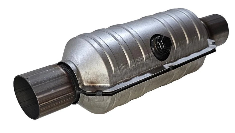 USC 916225 Universal Catalytic Converter – 2.25" ID Inlet/Outlet | Single O2 Port | EPA Federal