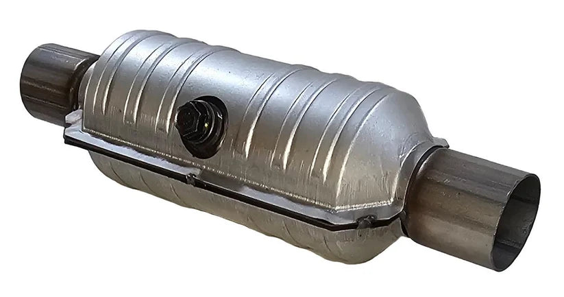 USC 916225 Universal Catalytic Converter – 2.25" ID Inlet/Outlet | Single O2 Port | EPA Federal