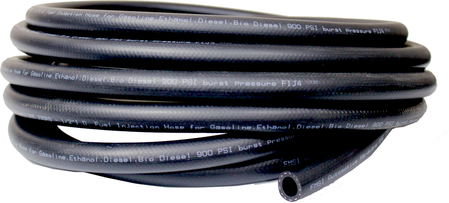 FMSI FIJ3 High Pressure Fuel Line Hose - 3/8" x 10 ft Roll