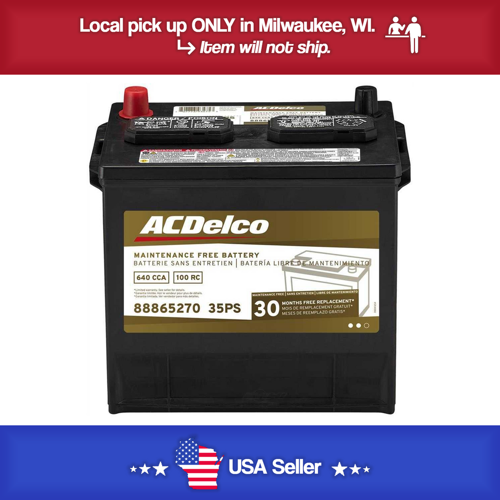 Brand New A-C Delco 35PS Battery - 640CCA-15-2020 TLX - 14-2023 Q50