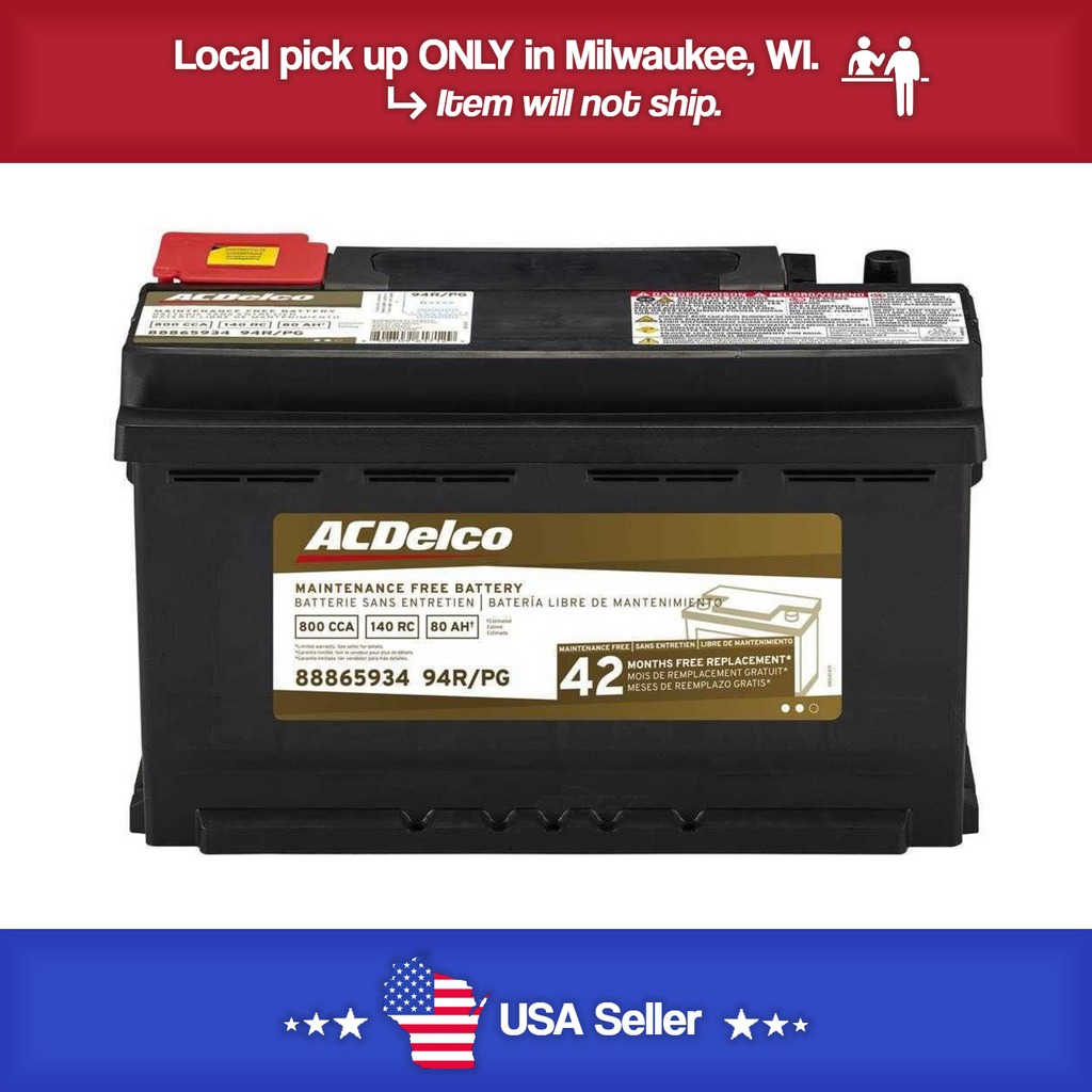 Brand New A-C Delco 94RPG Battery - 800CCA - 2014-2023 Sierra-Silverado-Ram-Tundra