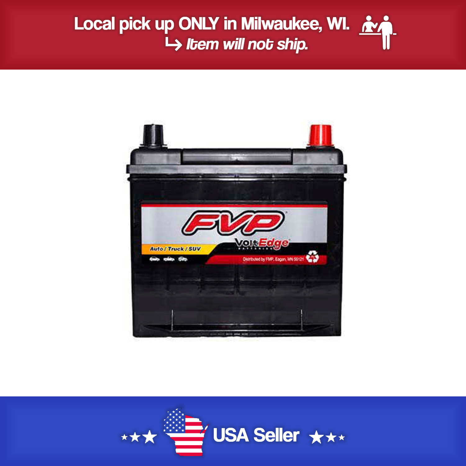 Brand new FVP 26R Volt Edge Battery 550CCA - 75RC - 24 Month Warranty