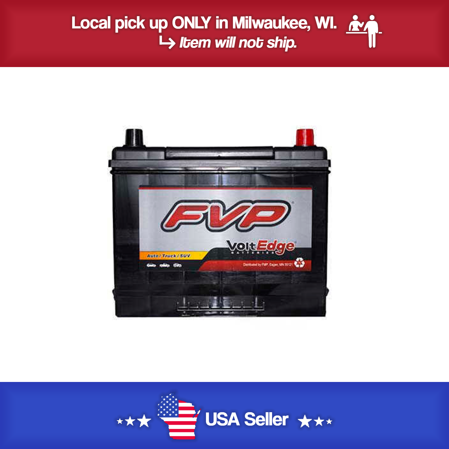 Brand new FVP 24FHD Volt Edge Battery 500CCA - 110RC - 30 Month Warranty