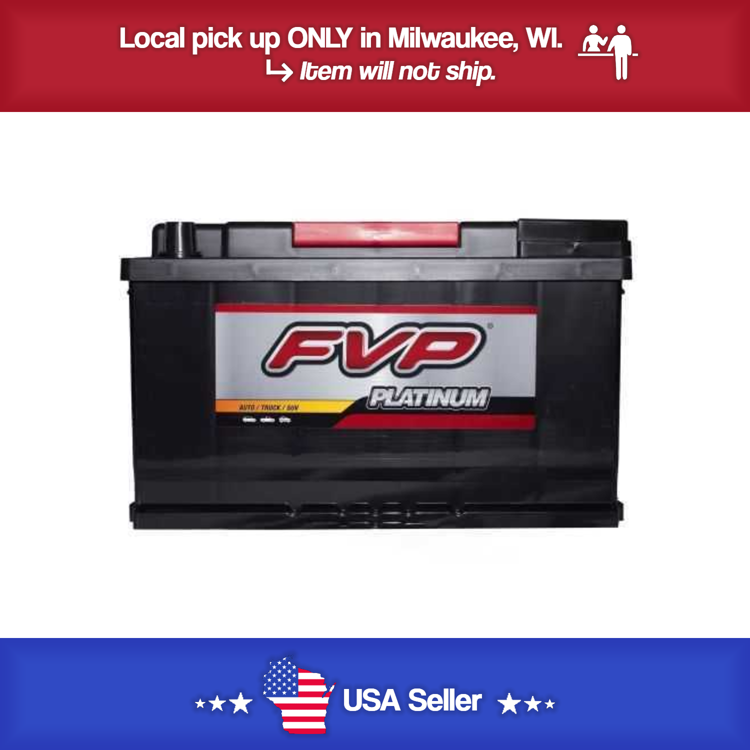 Brand new FVP P94R Platinum Battery 800CCA - 170RC - 30 Month Warranty
