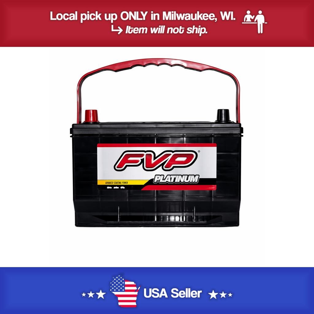 Brand new FVP P65 Platinum Battery 840CCA - 145RC - 30 Month Warranty