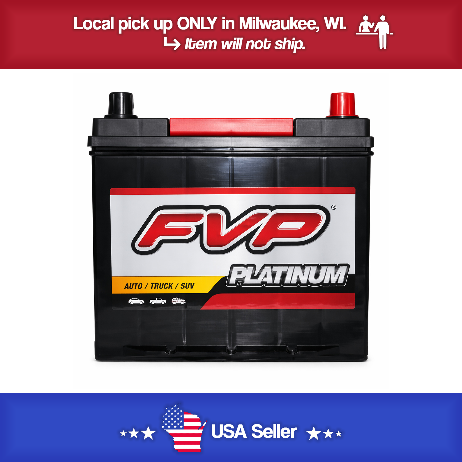 Brand new FVP P51R Platinum Battery 500CCA - 85RC - 30 Month Warranty