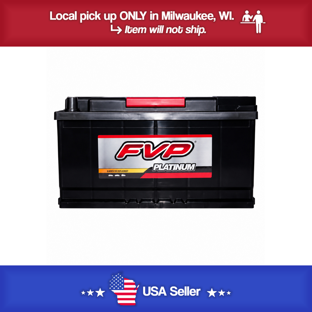Brand New FVP P49-93 Platinum Battery 830CCA - 130RC - 36 Month Warranty