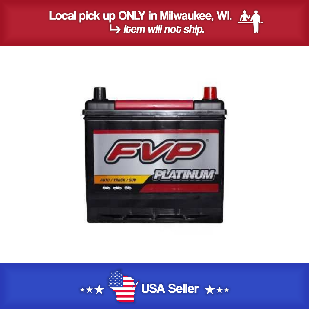 Brand New FVP P35 Platinum Battery 670CCA 110RC & 30 Month Warranty