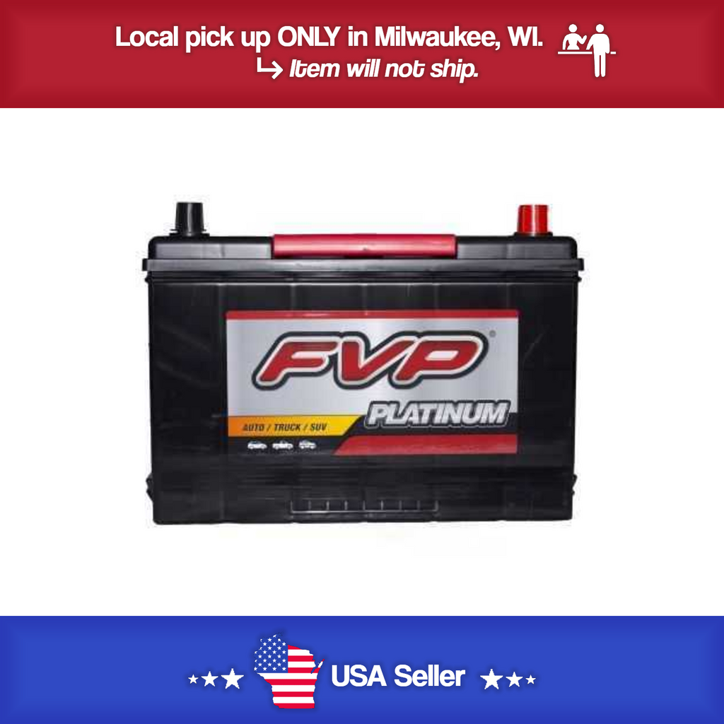 Brand New FVP Platinum P27F Battery 750CCA 170RC & 30 Month warranty