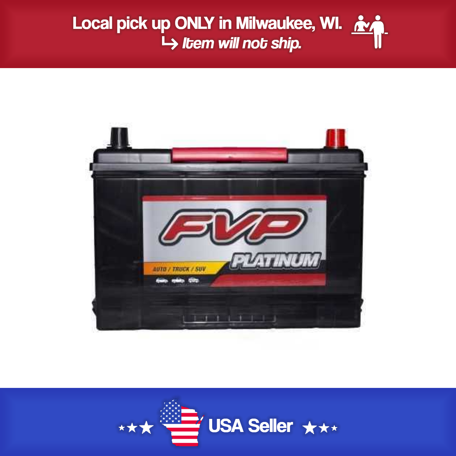 Brand New FVP Platinum P27F Battery 750CCA 170RC & 30 Month warranty