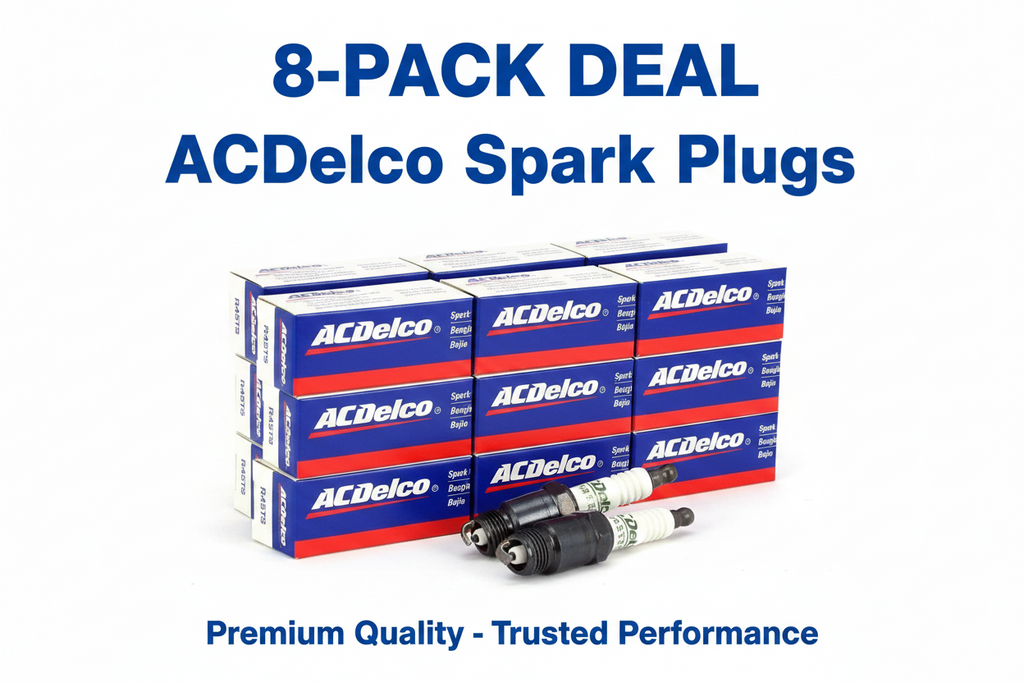 R45TS Conventional Spark Plug GM 19157995 19354415 - Genuine GM Plugs - Box of 8