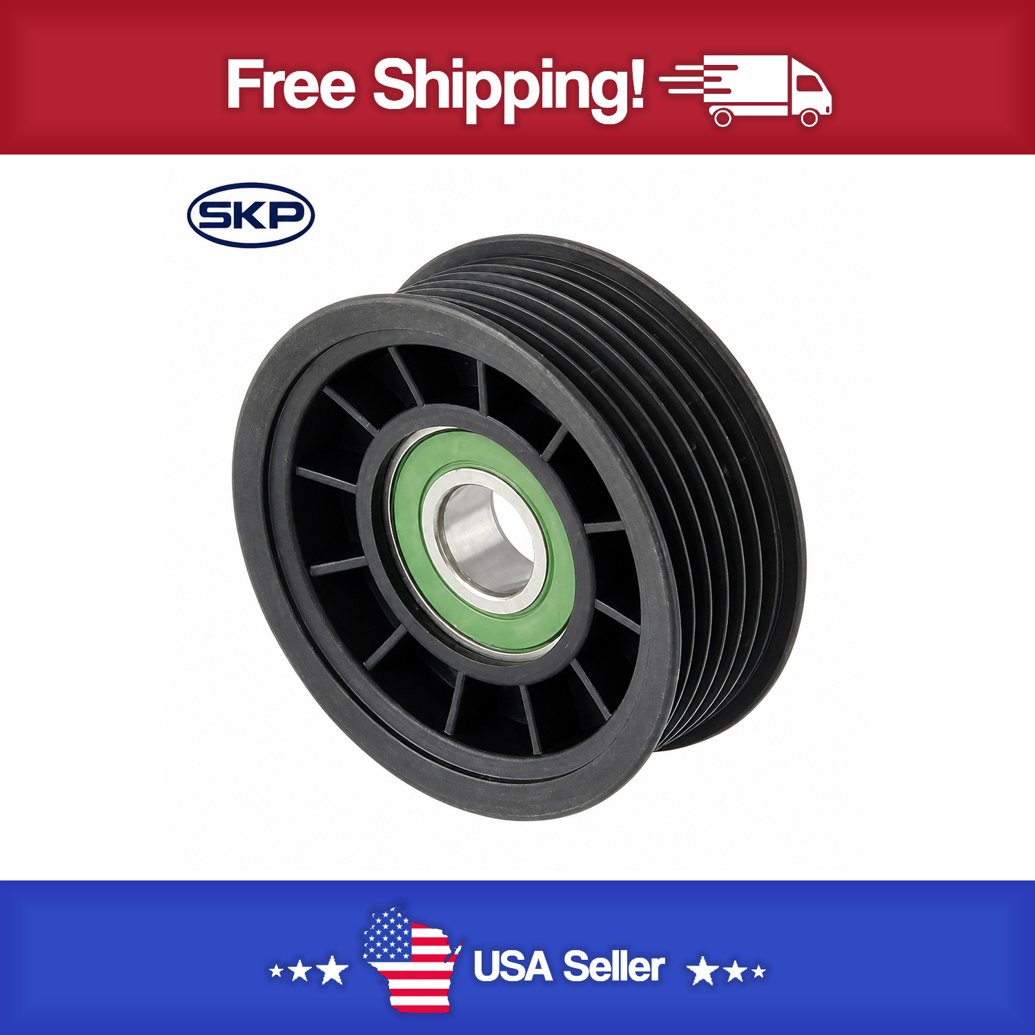 Belt Tensioner Pulley  Skyward Automotive  SK89009