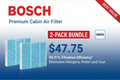 Bosch Cabin Air Filter 6079C for INFINITI QX60 Nissan Maxima Murano Pathfinder