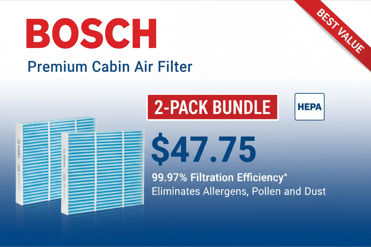 Bosch Cabin Air Filter 6079C for INFINITI QX60 Nissan Maxima Murano Pathfinder