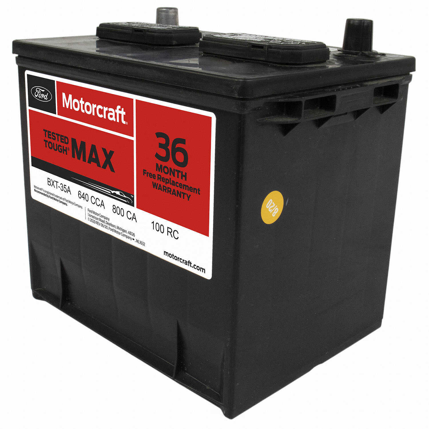 Brand New Vehicle Battery-Tested Tough Max Battery Motorcraft BXT-35-A - 36 Month
