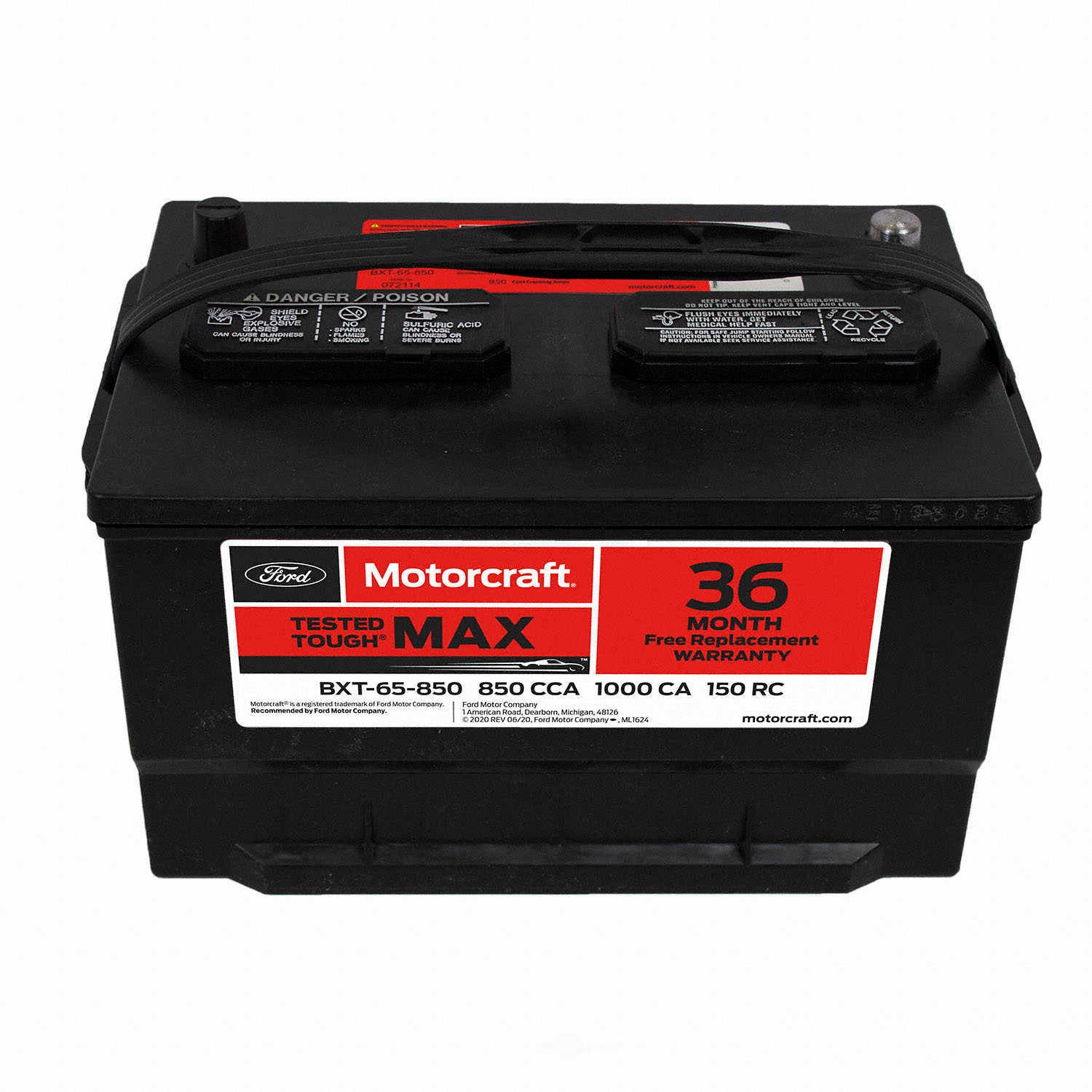 Battery  Motorcraft  BXT65-850