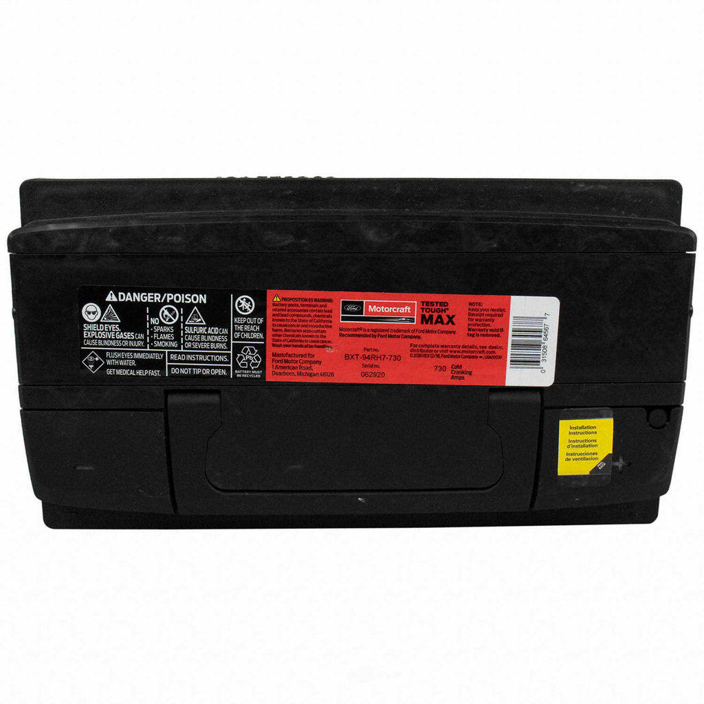 Brand New Vehicle Battery-Tested Tough Max Battery Motorcraft BXT-94RH7-730