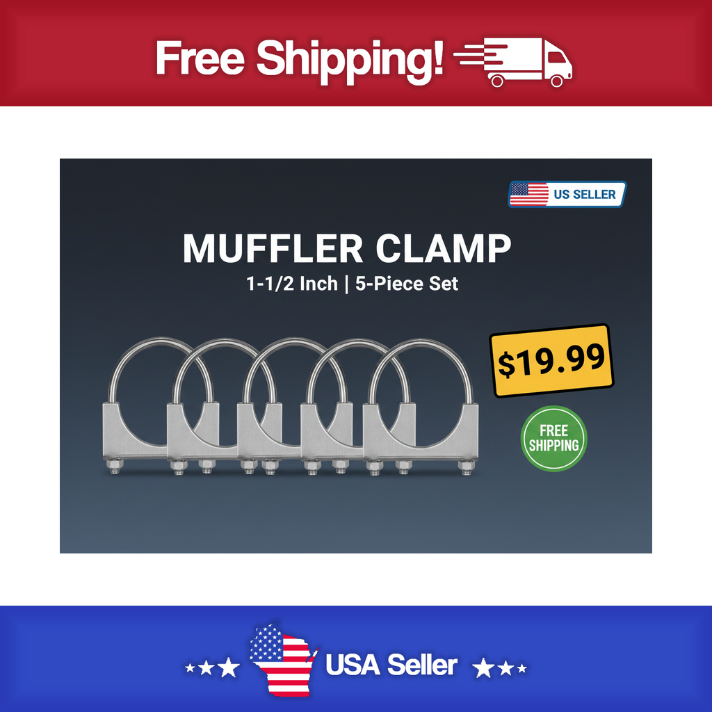 Standard Muffler Clamp 1-1/2" - 5 Piece Set - Walker 35325