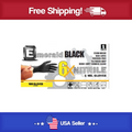 6 Mil Black Nitrile Gloves Disposable Heavy Duty Powder Free Latex Free LG. 3 Box Bundle