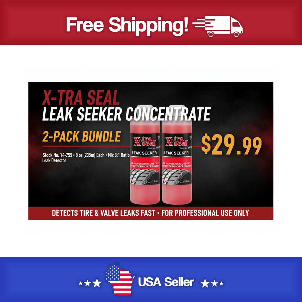 Xtra Seal 14-755 Leak Seeker Concentrate Leak Detector 8oz - 2 Pack Bundle (Mix 8:1)