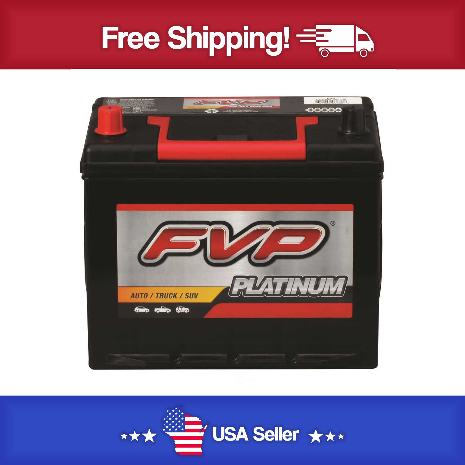 Added Brand New FVP 35AGMG Platinum Battery 680CCA 100RC & 36 Month Warranty