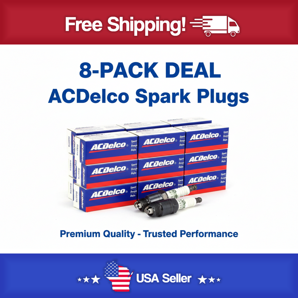R45TS Conventional Spark Plug GM 19157995 19354415 - Genuine GM Plugs - Box of 8