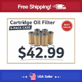 FVP G7674 Cartridge Lube Metal Free Filter (Pack of 6) - GM from 2008 - 2022
