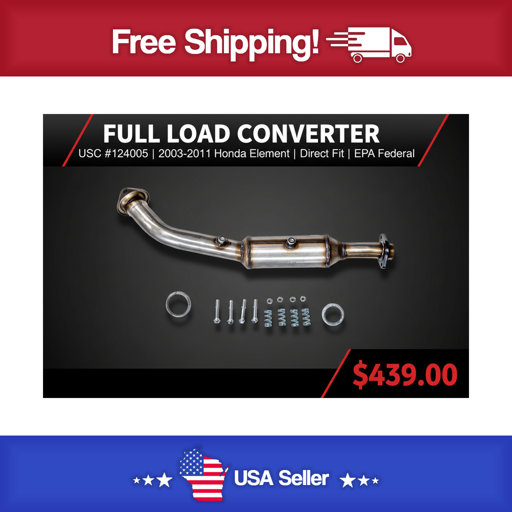 USC 124005 Direct-Fit Catalytic Converter – 2003-2011 Honda Element