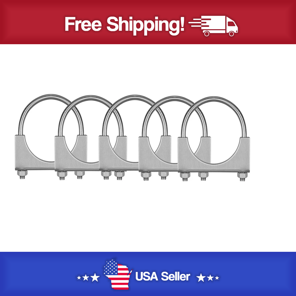Standard Muffler Clamp 1-7/8" - 5 Piece Set - Walker 35407 Clamp's