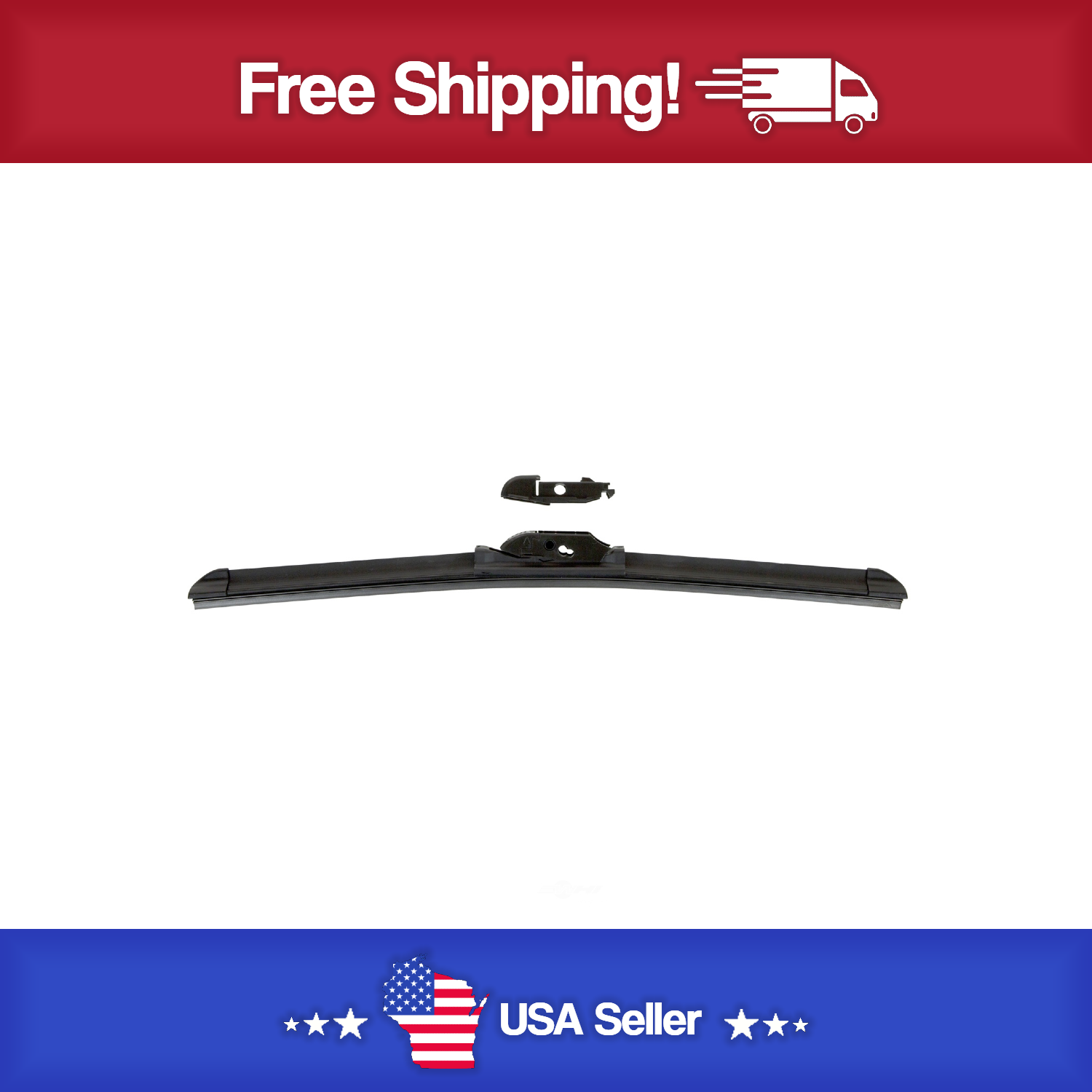 Flat Wiper Blade  Anco  A18M - 18" Beam Blade