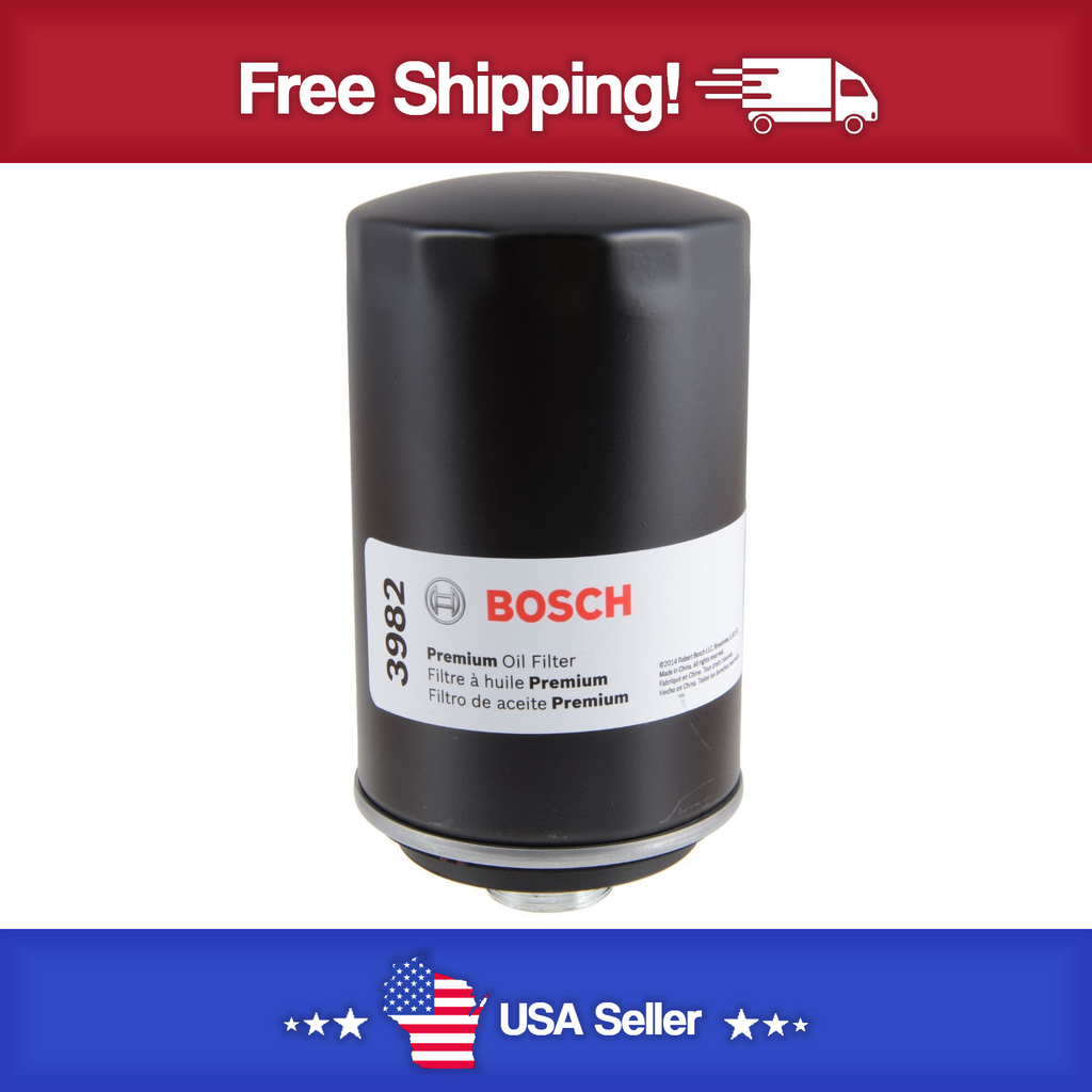 Bosch Engine Oil Filter for Q5, Q3, Q3 Quattro, Tiguan Limited+More 3982