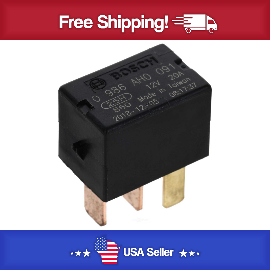 Bosch Fuel Pump - Starter Relay 12 Volt - 0986AH0091