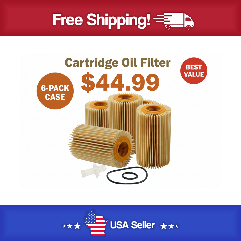 FVP G7041 Cartridge Lube Metal Free Filter (Pack of 6) Toyota Truck's 2007-2022