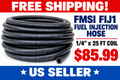 FMSI FIJ1 Fuel Injection Hose - 1/4" x 25 ft Coil