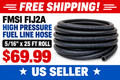 FMSI FIJ2A High Pressure Fuel Line Hose - 5/16" x 25 ft Roll