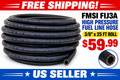 FMSI FIJ3A High Pressure Fuel Line Hose - 3/8" x 25 ft Roll