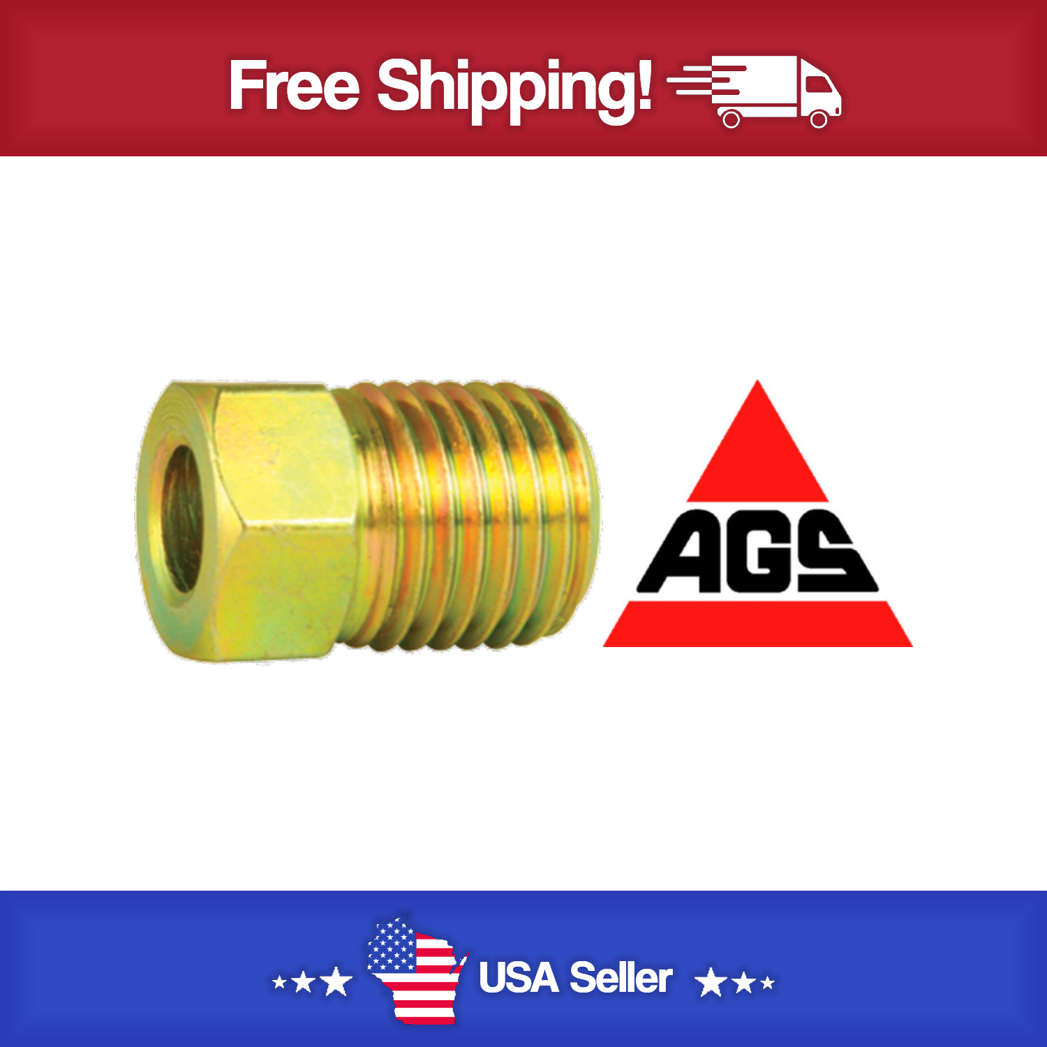 Tubing Nut  AGS Company  BLF12B