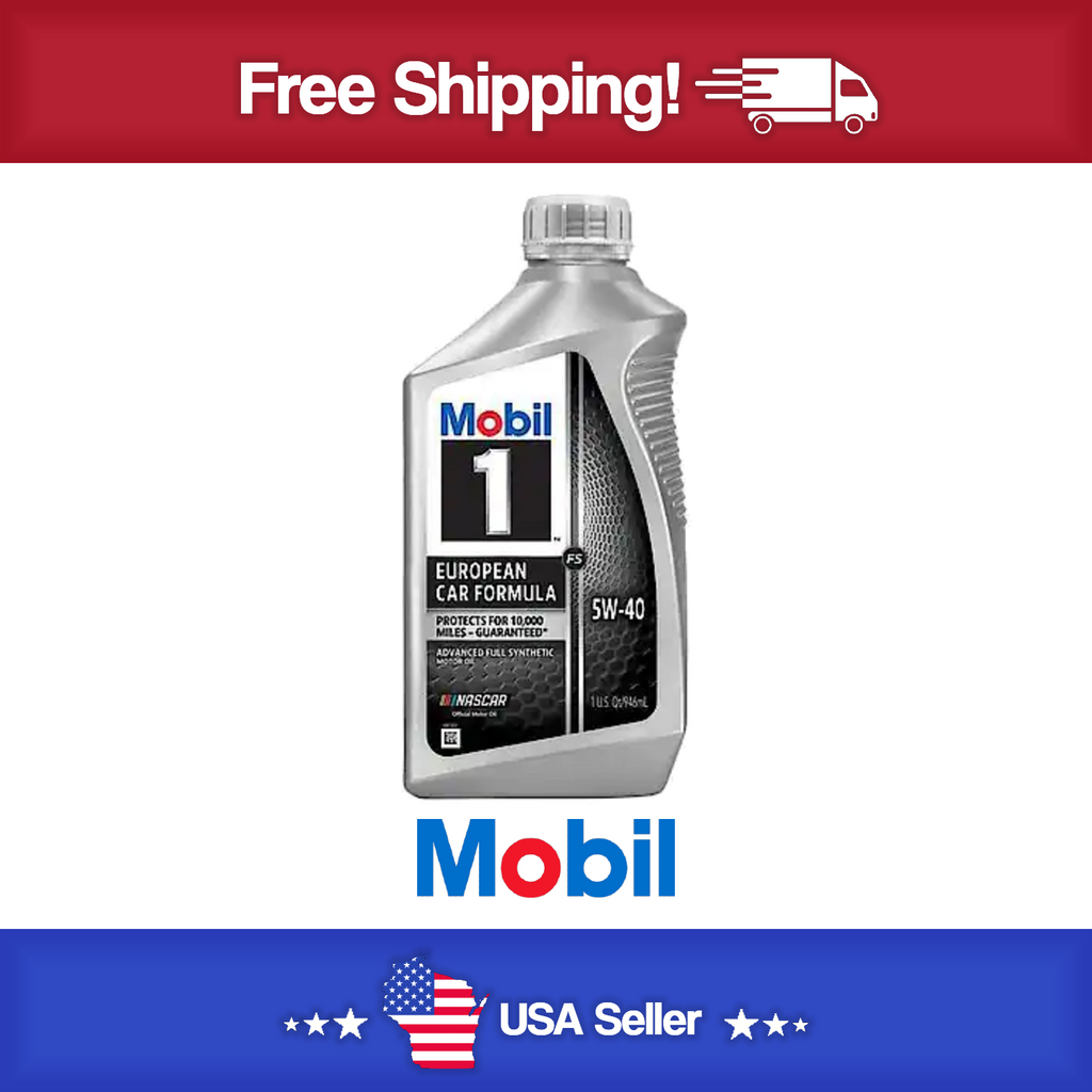 Mobil 1 FS European Car Formula 5W-40 Full Synthetic Motor Oil, Extends Engine Life, 1 Quart