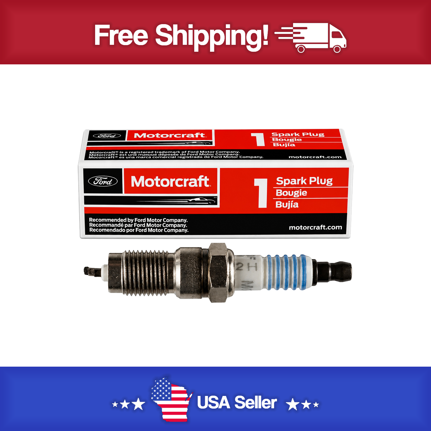 Suppressor Spark Plug  Motorcraft  SP506X