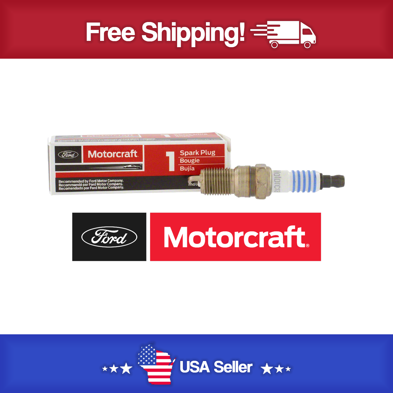 Suppressor Spark Plug  Motorcraft  SP400X